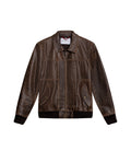 Men´s Trucker Lambskin Leather Jacket - Brown 63_627H204_CAF181222_3