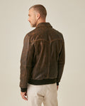 Men´s Trucker Lambskin Leather Jacket - Brown 63_627H204_CAF181222_6