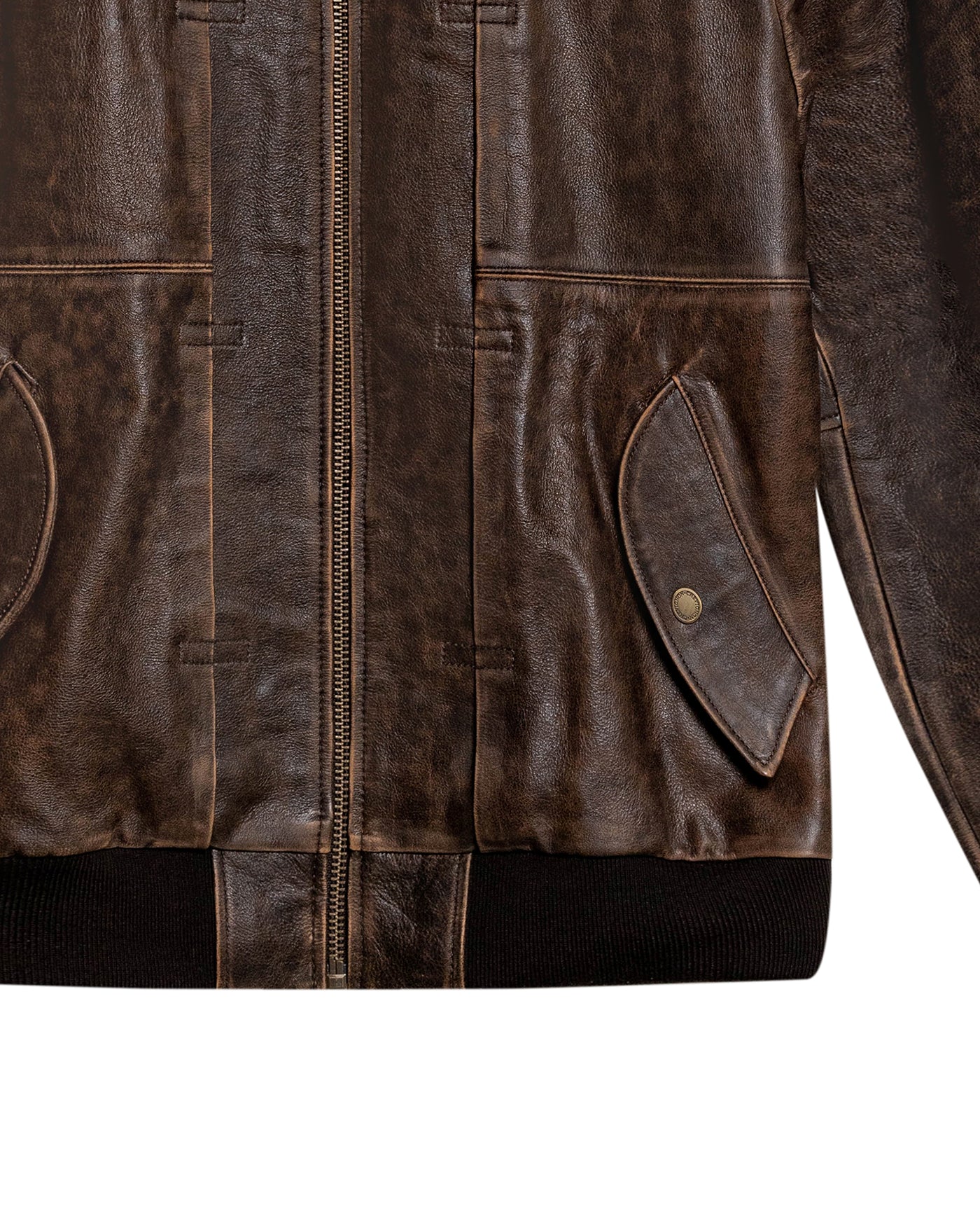 Men´s Trucker Lambskin Leather Jacket - Brown 63_627H204_CAF181222_8