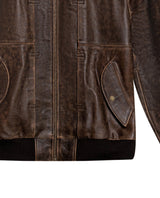 Men´s Trucker Lambskin Leather Jacket - Brown 63_627H204_CAF181222_8