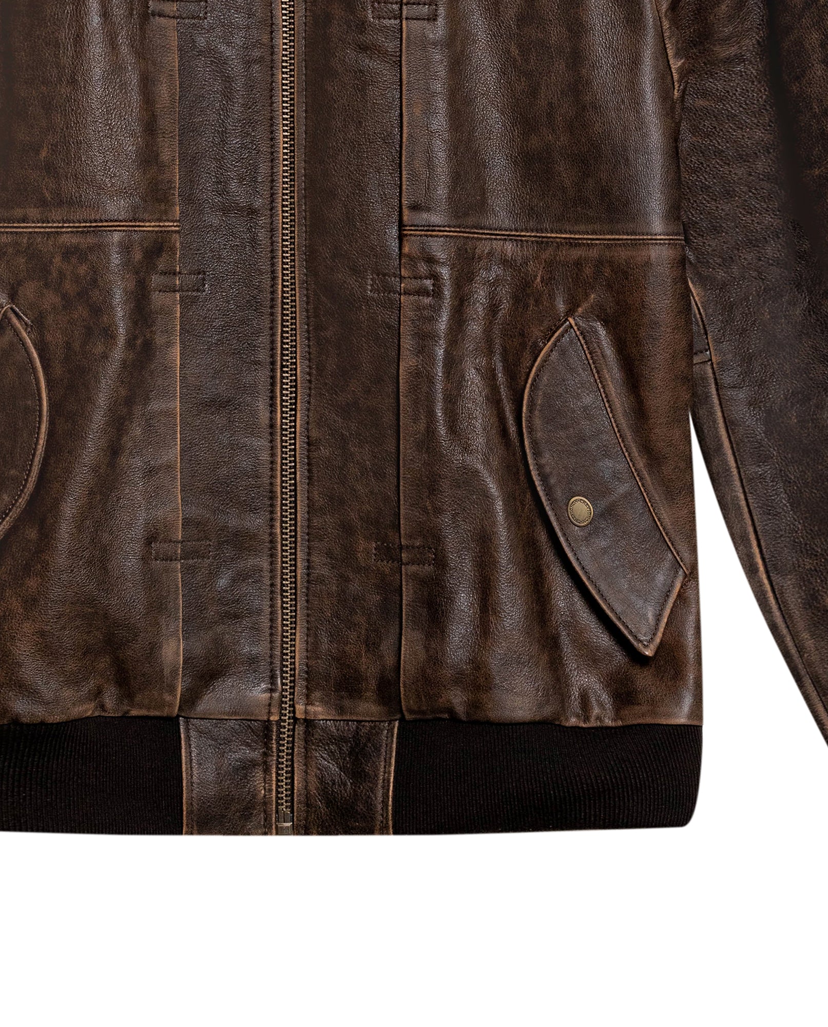 Men´s Trucker Lambskin Leather Jacket - Brown 63_627H204_CAF181222_8