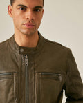 Men´s Lambskin Racer Jacket - Green 63_627H205_VER195513_5