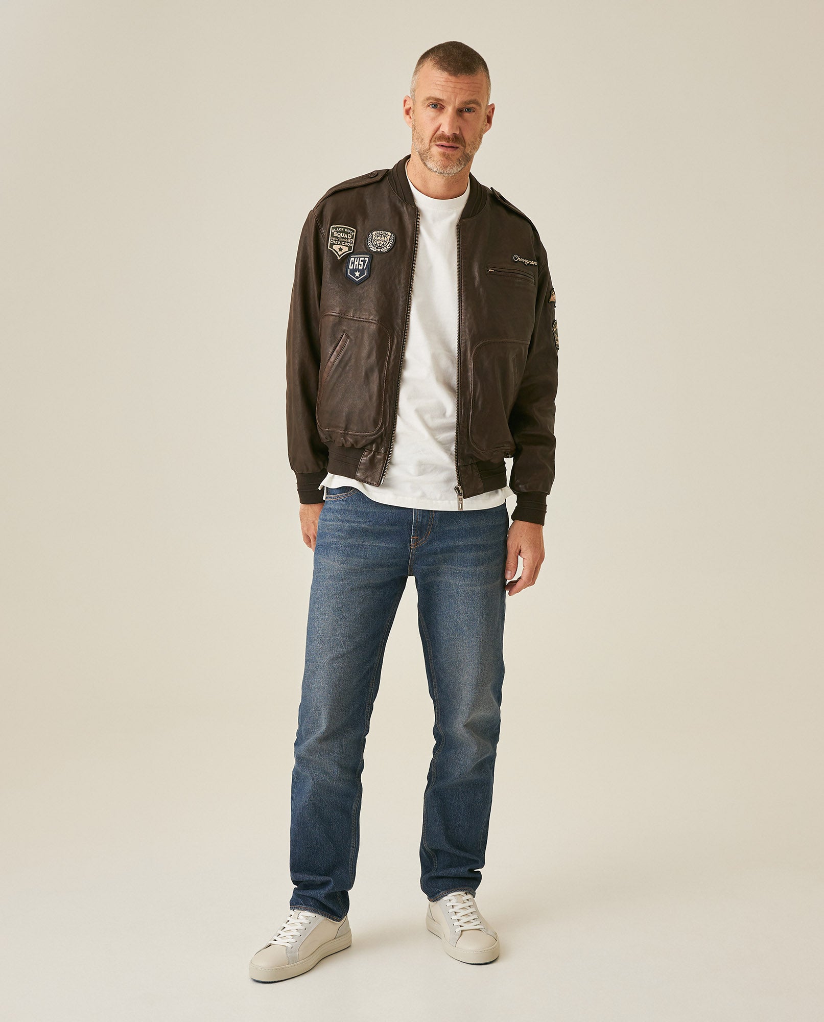 Men´s leather bomber jacket | Chevignon – Chevignon USA