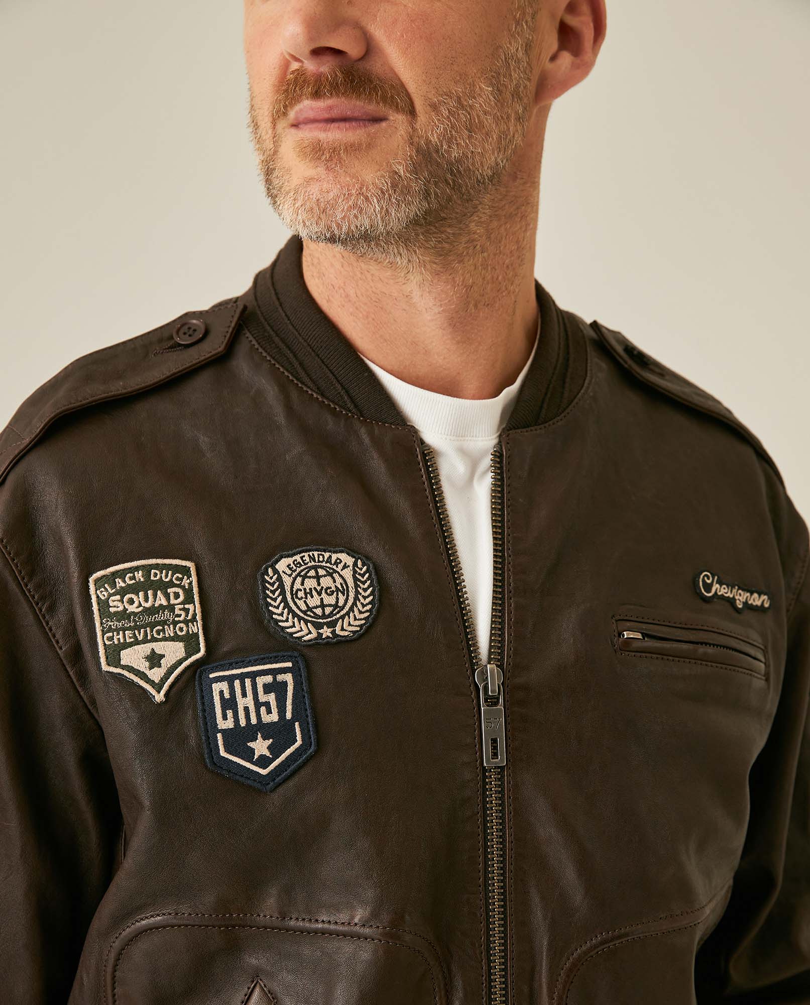 Men´s leather bomber jacket | Chevignon – Chevignon USA