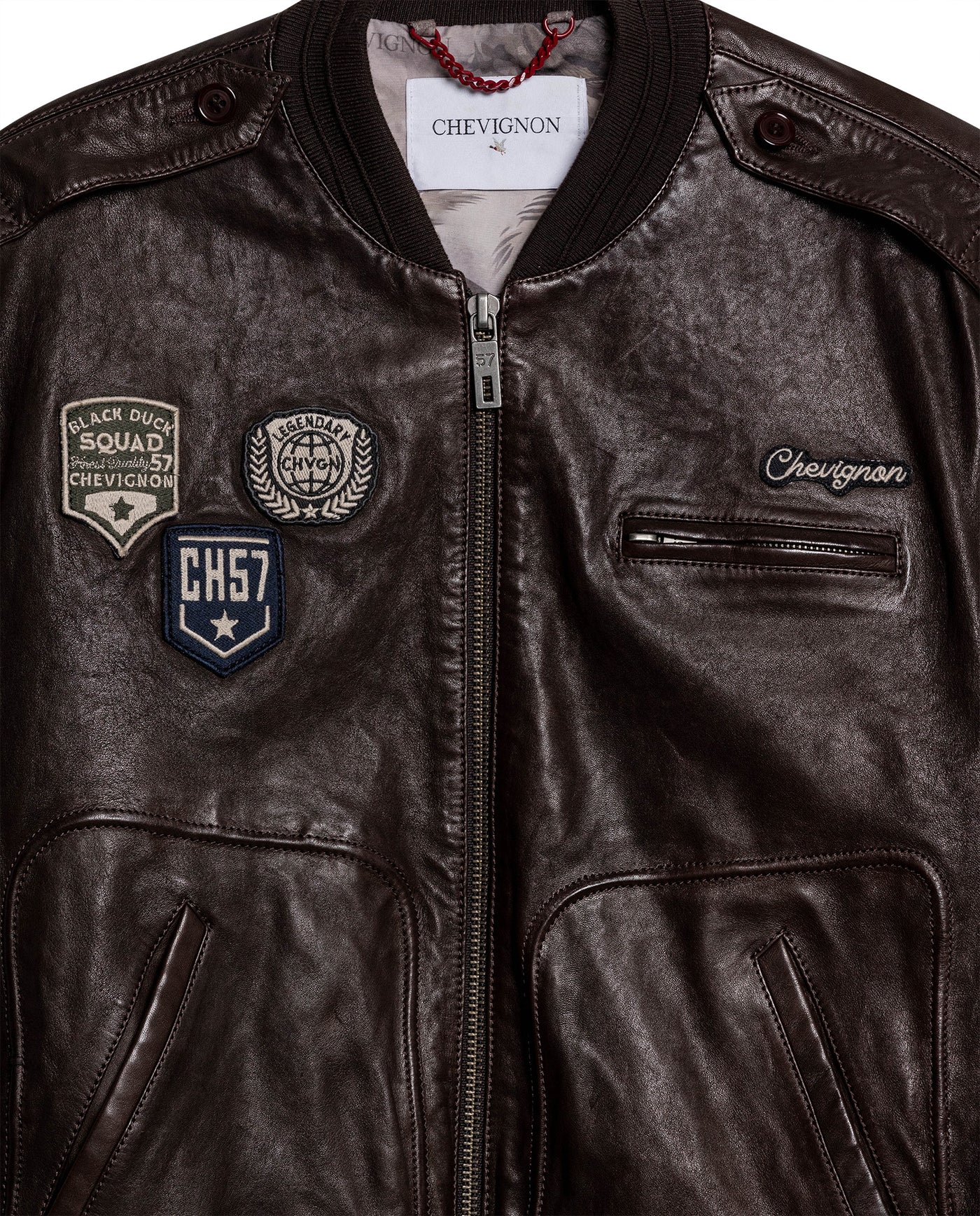Men´s Lambskin Bomber jacket - Brown 63_627H206_CAF181222_8