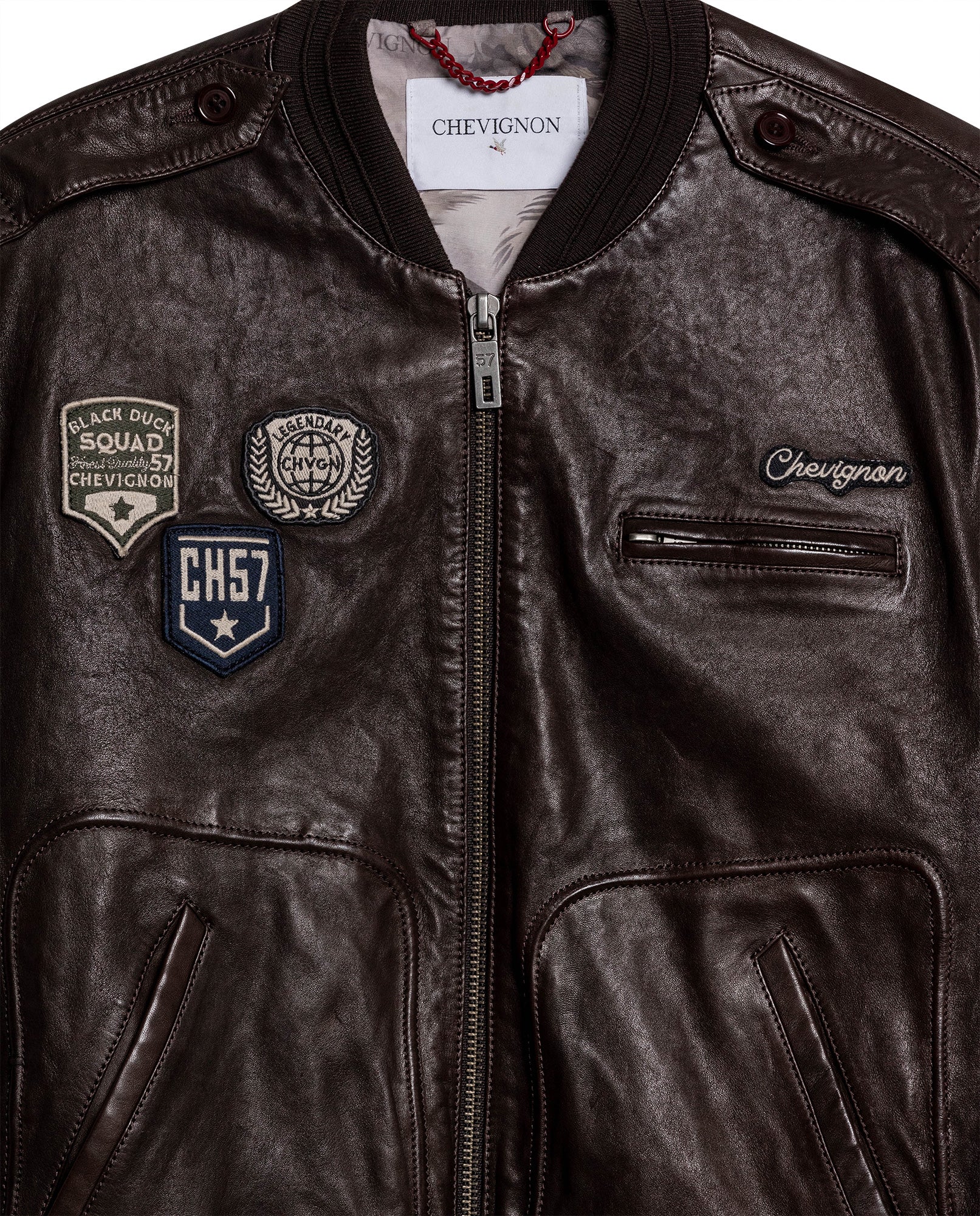 Men´s Lambskin Bomber jacket - Brown 63_627H206_CAF181222_8