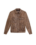 Men´s Sheepskin Trucker Jacket - Brown 63_627H207_CAF170808_3