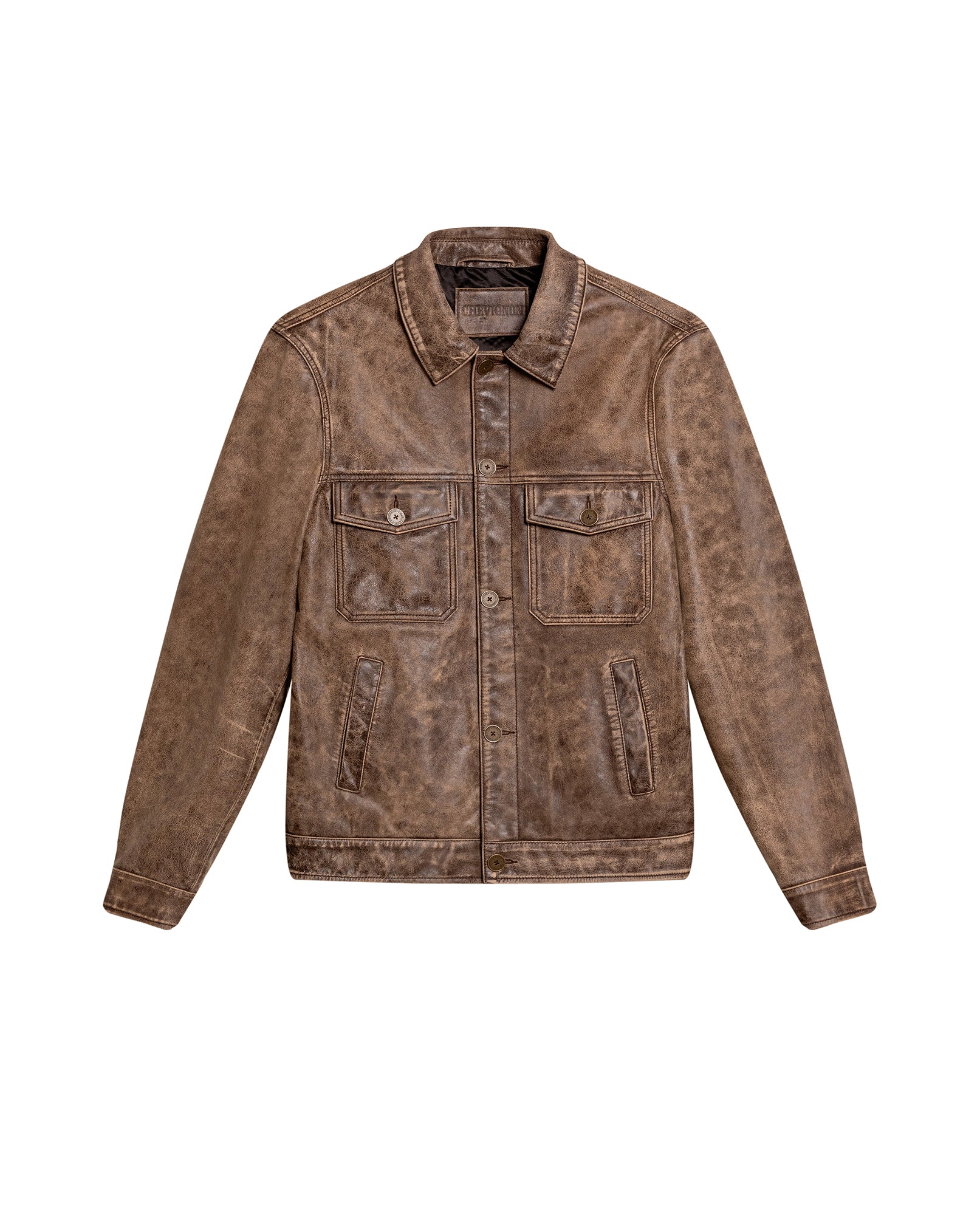 Men´s Sheepskin Trucker Jacket - Brown 63_627H207_CAF170808_3