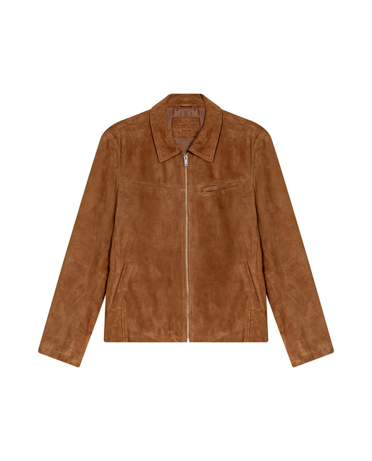 Men´s Goatskin Suede Jacket - Brown 63_627H209_CAF171028_3