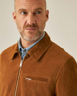 Men´s Goatskin Suede Jacket - Brown 63_627H209_CAF171028_5