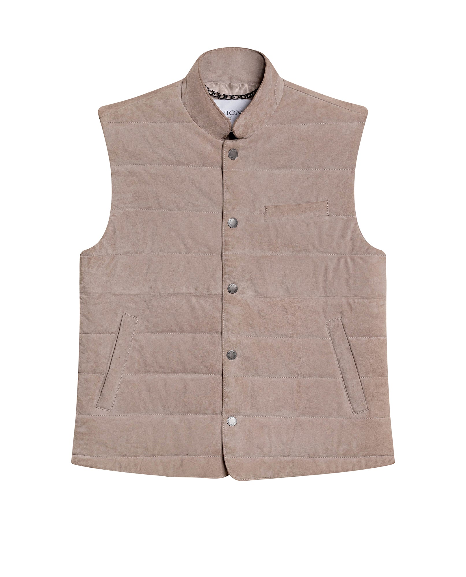 Men´s Goatskin Quilted Vest - Brown 63_627H210_CAF170808_3