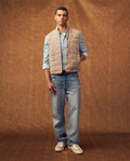 Men´s Goatskin Quilted Vest - Brown 63_627H210_CAF170808_4