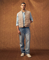 Men´s Goatskin Quilted Vest - Brown 63_627H210_CAF170808_4
