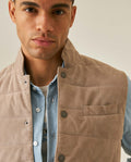 Men´s Goatskin Quilted Vest - Brown 63_627H210_CAF170808_5