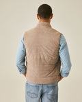Men´s Goatskin Quilted Vest - Brown 63_627H210_CAF170808_6