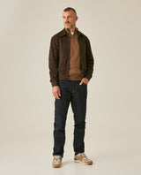 Men´s Suede Bomber Jacket - Brown 63_627H212_CAF190840_4