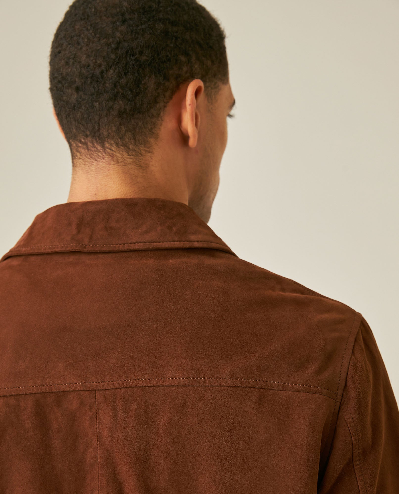 Mens Suede Leather Utility Bomber Jacket - Brown 63_627H214_CAF190840_7