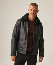 Men´s Lambskin Aviator Jacket - Black 63_627H400_NEG194007_3
