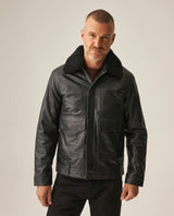 Men´s Lambskin Aviator Jacket - Black 63_627H400_NEG194007_5
