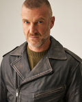 Men´s Leather Biker Jacket - Black 63_627H407_NEG194007_4