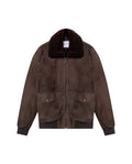 Mens Goat Suede Aviator Jacket - Special Collection - Brown 63_627H503_CAF191327_4