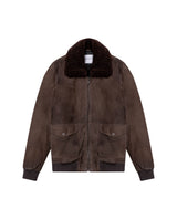 Mens Goat Suede Aviator Jacket - Special Collection - Brown 63_627H503_CAF191327_4