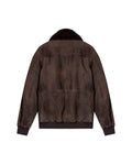 Mens Goat Suede Aviator Jacket - Special Collection - Brown 63_627H503_CAF191327_7