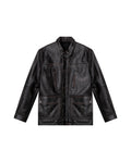 Mens Cowhide Leather Parka - Special Collection - Brown 63_627H506_CAF191325_5