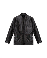 Mens Cowhide Leather Parka - Special Collection - Brown 63_627H506_CAF191325_5