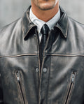 Mens Cowhide Leather Parka - Special Collection - Brown 63_627H506_CAF191325_7