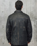 Mens Cowhide Leather Parka - Special Collection - Brown 63_627H506_CAF191325_8