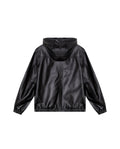 Mens Sheepskin Leather Hooded Bomber Jacket - Special Collection - Black 63_627H508_NEG194007_6