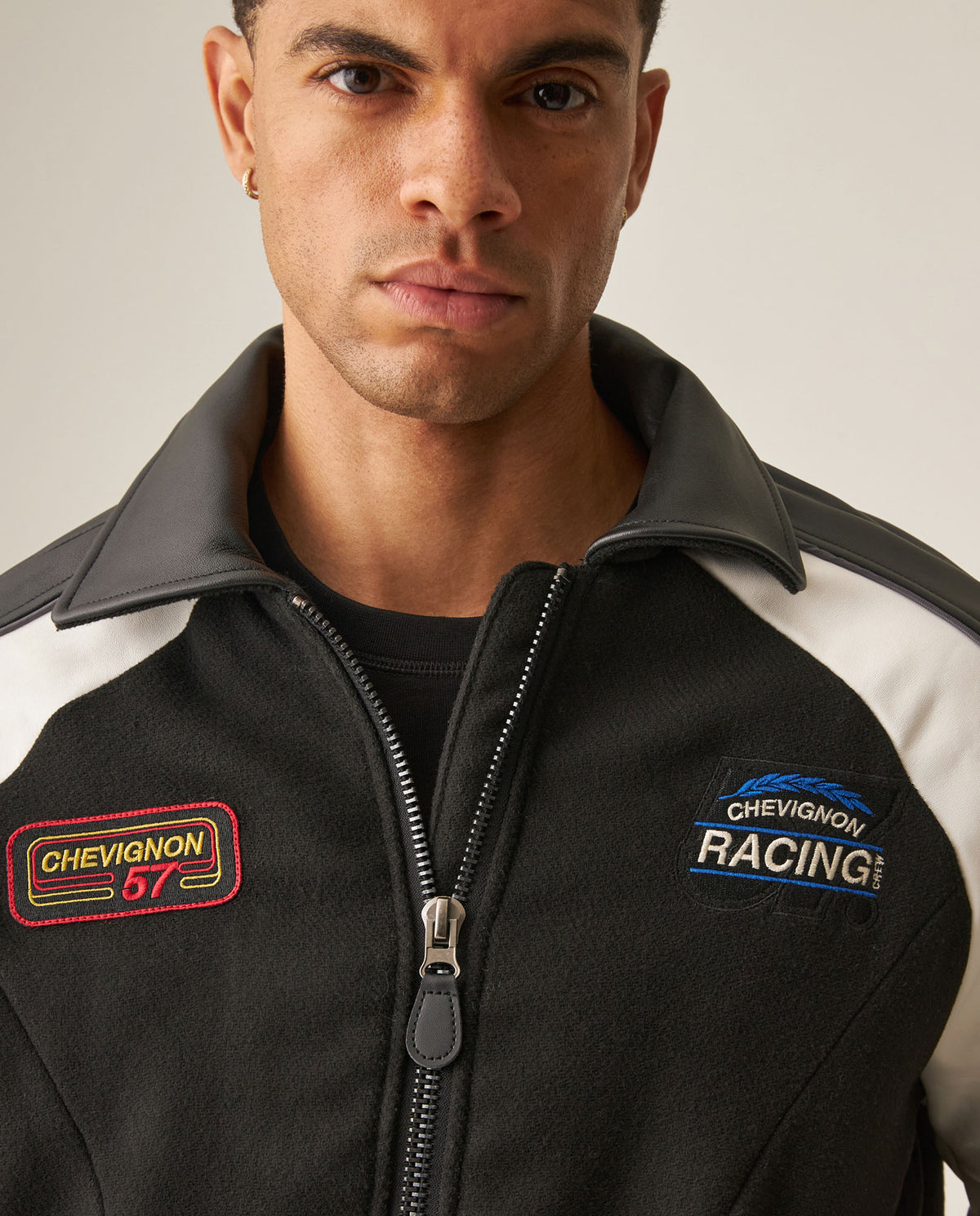 Men´s Racing Leather Jacket - Black 63_627H900_NEG194007_4