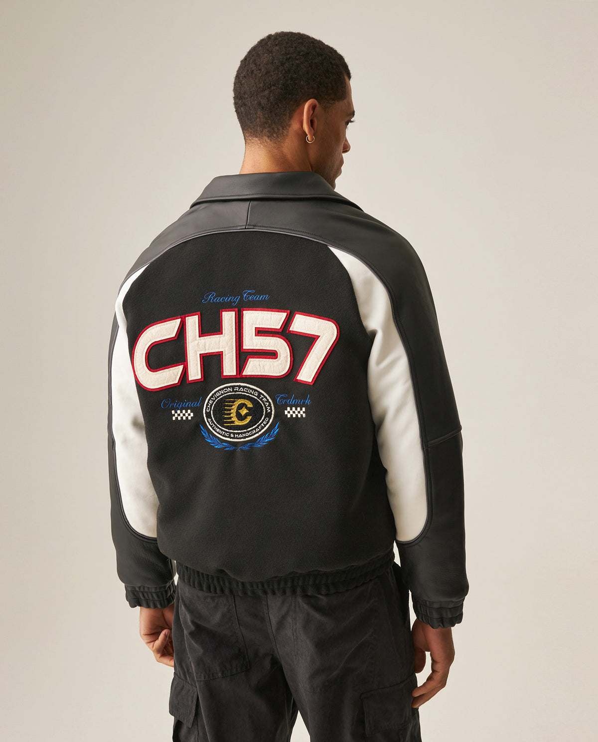 Men´s Racing Leather Jacket - Black 63_627H900_NEG194007_5
