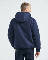Men's Reversible Hooded Jacket Cargo Pockets Double-Face in Polyamide-Polyester Blend - 4