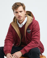 Men's Reversible Hooded Jacket Cargo Pockets Double-Face in Polyamide-Polyester Blend - 2