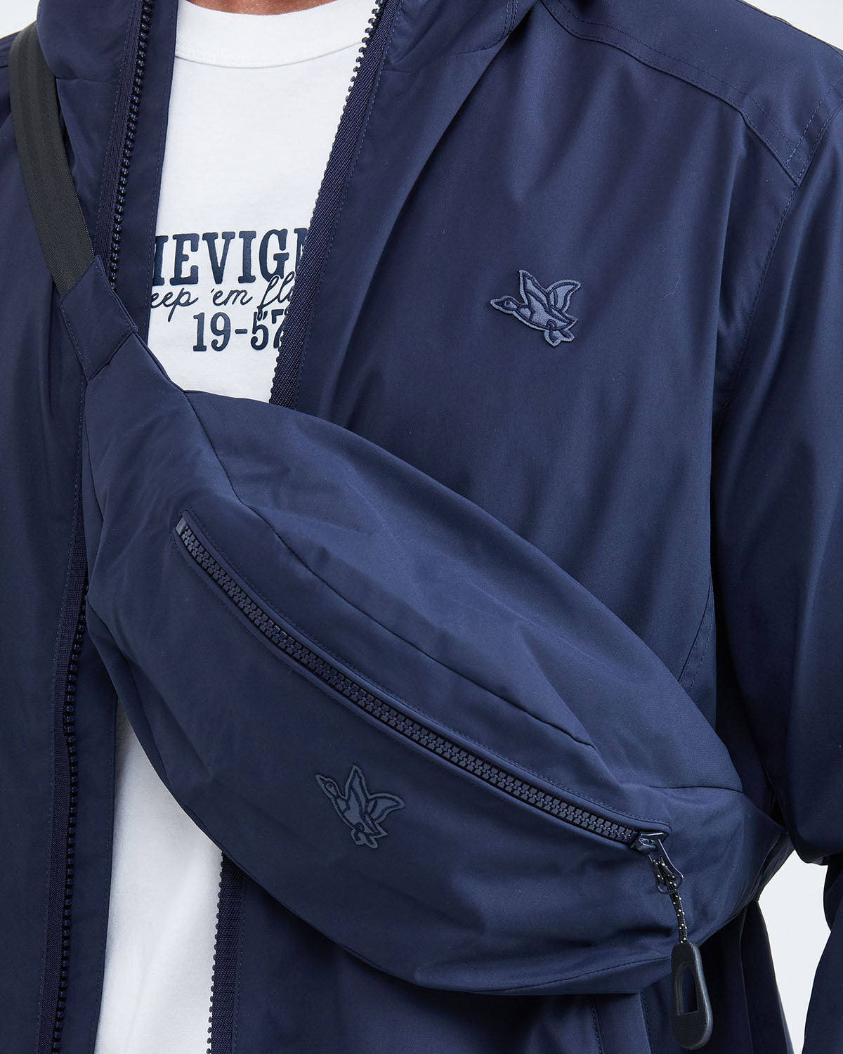FANNY BAG JACKET IN BLUE
