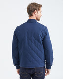 REMOVABLE SLEEVE JACKET IN BLUE