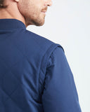 REMOVABLE SLEEVE JACKET IN BLUE