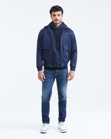 AVIATOR JACKET IN BLUE