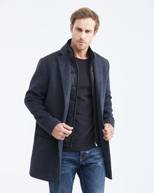 DOUBLE PIECE COAT IN GRAY