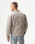 Men's Quilted Aviator Jacket in Cotton-Polyester Blend, Anchor - 5