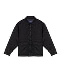 Men's Quilted Aviator Jacket in Cotton-Polyester Blend, Anchor - 1