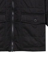 Men's Quilted Aviator Jacket in Cotton-Polyester Blend, Anchor - 7