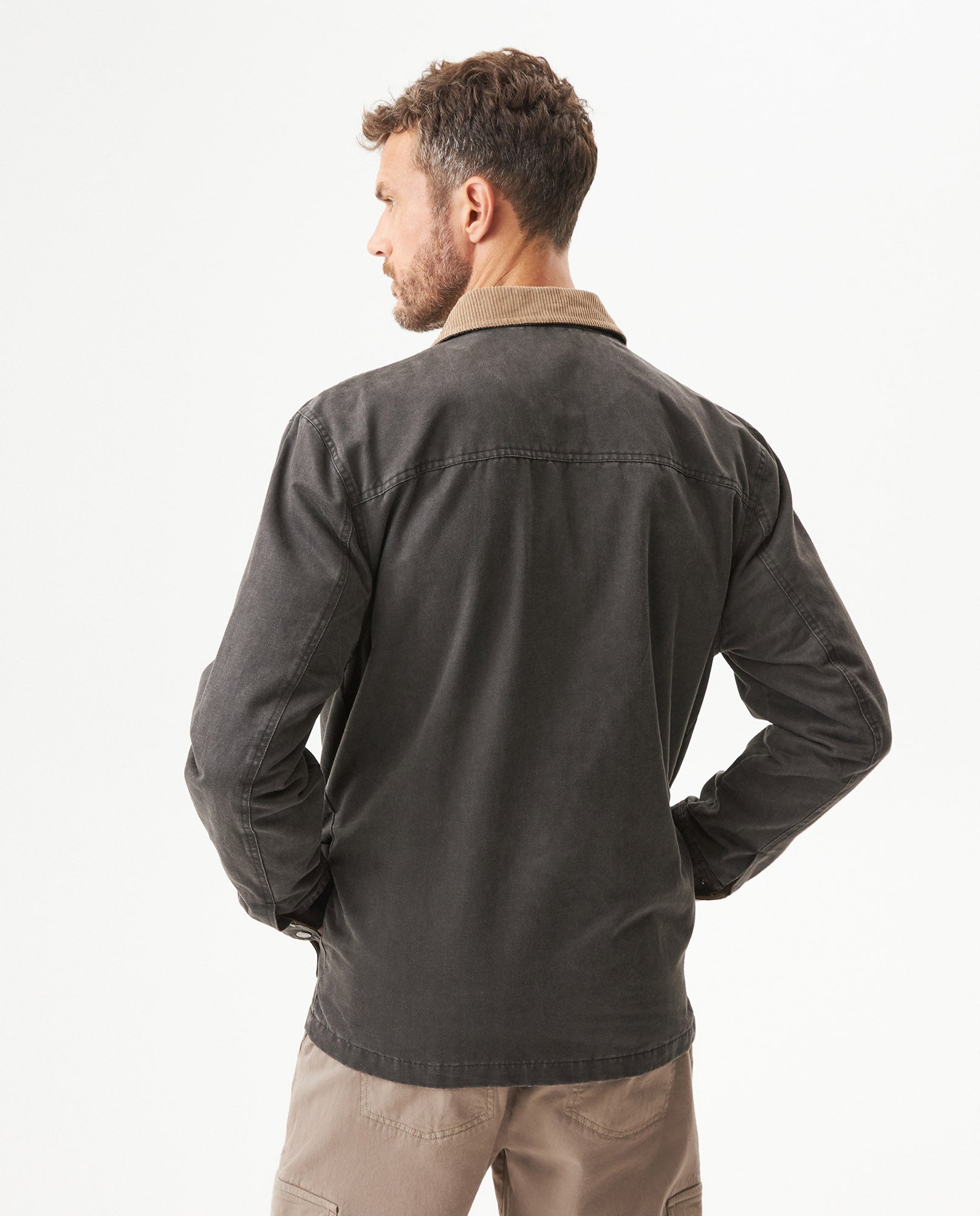 Men's Chore Jacket - Black 629G004 - 5