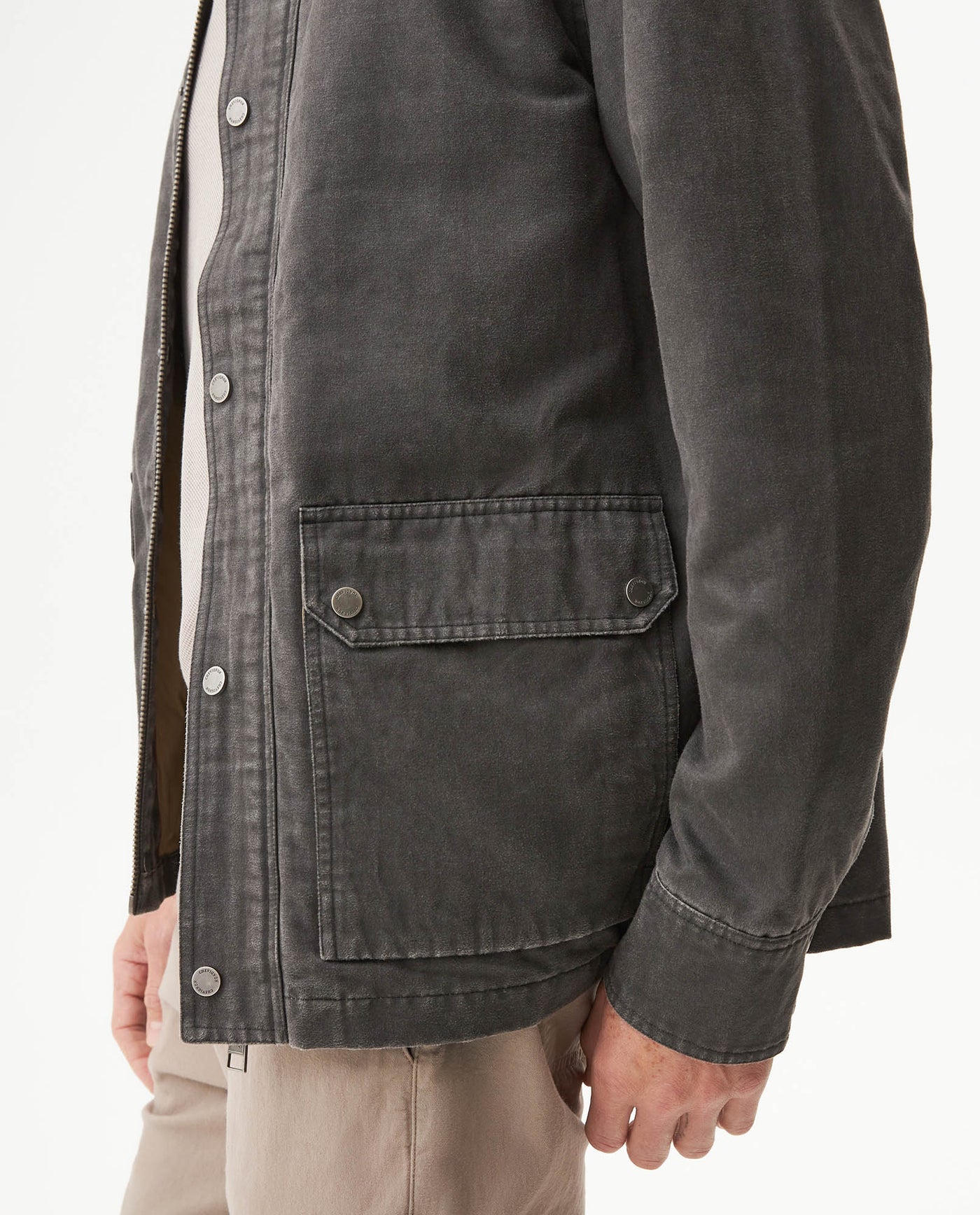 Men's Chore Jacket - Black 629G004 - 6