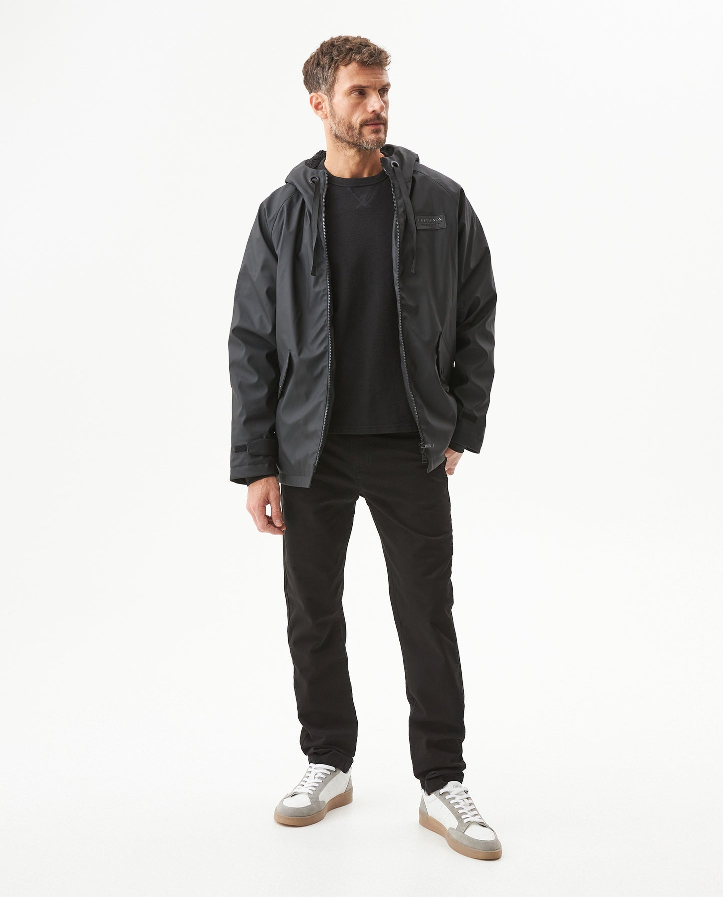 Men's Parka Jacket - Black - 3