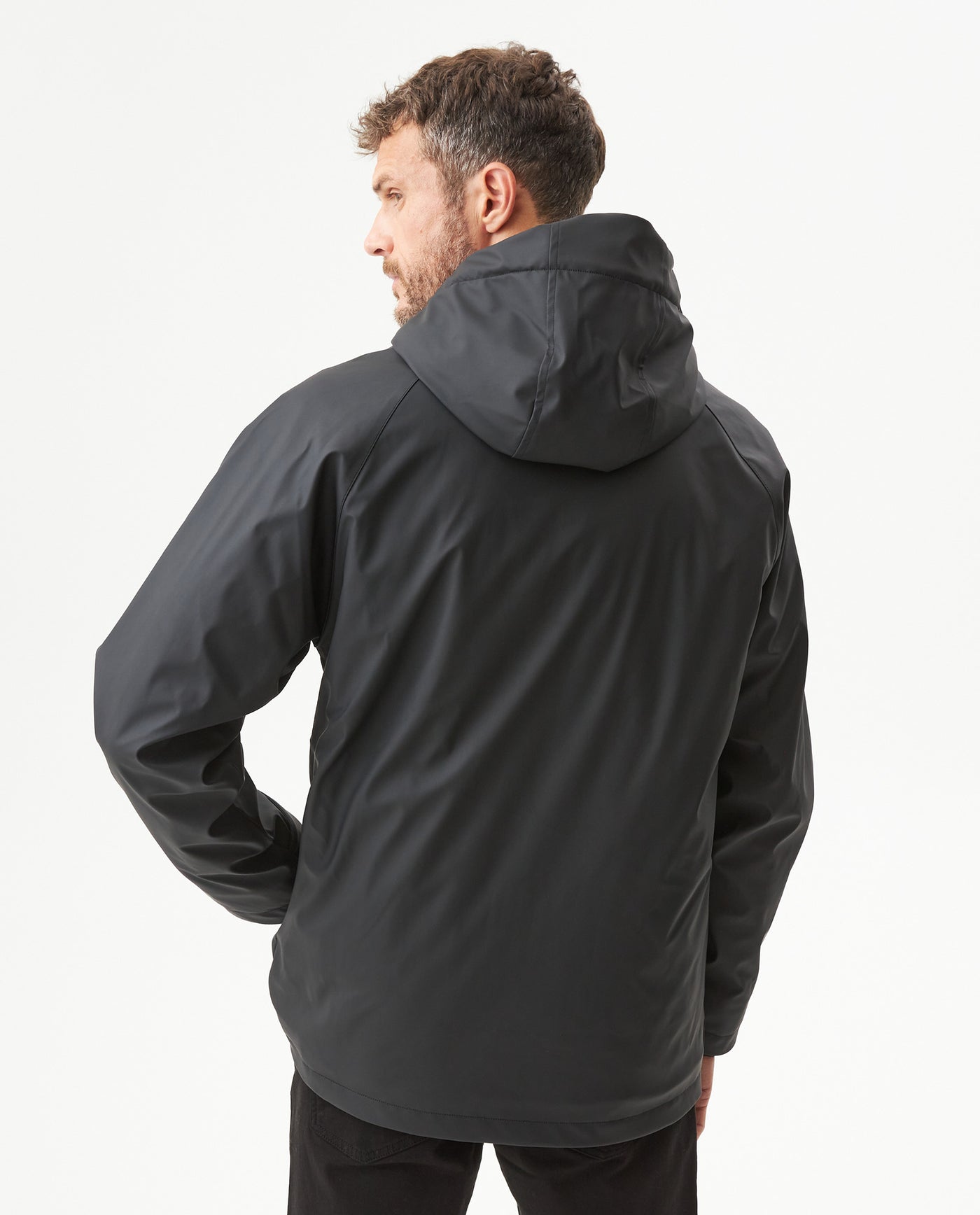 Men's Parka Jacket - Black 629G005 - 5