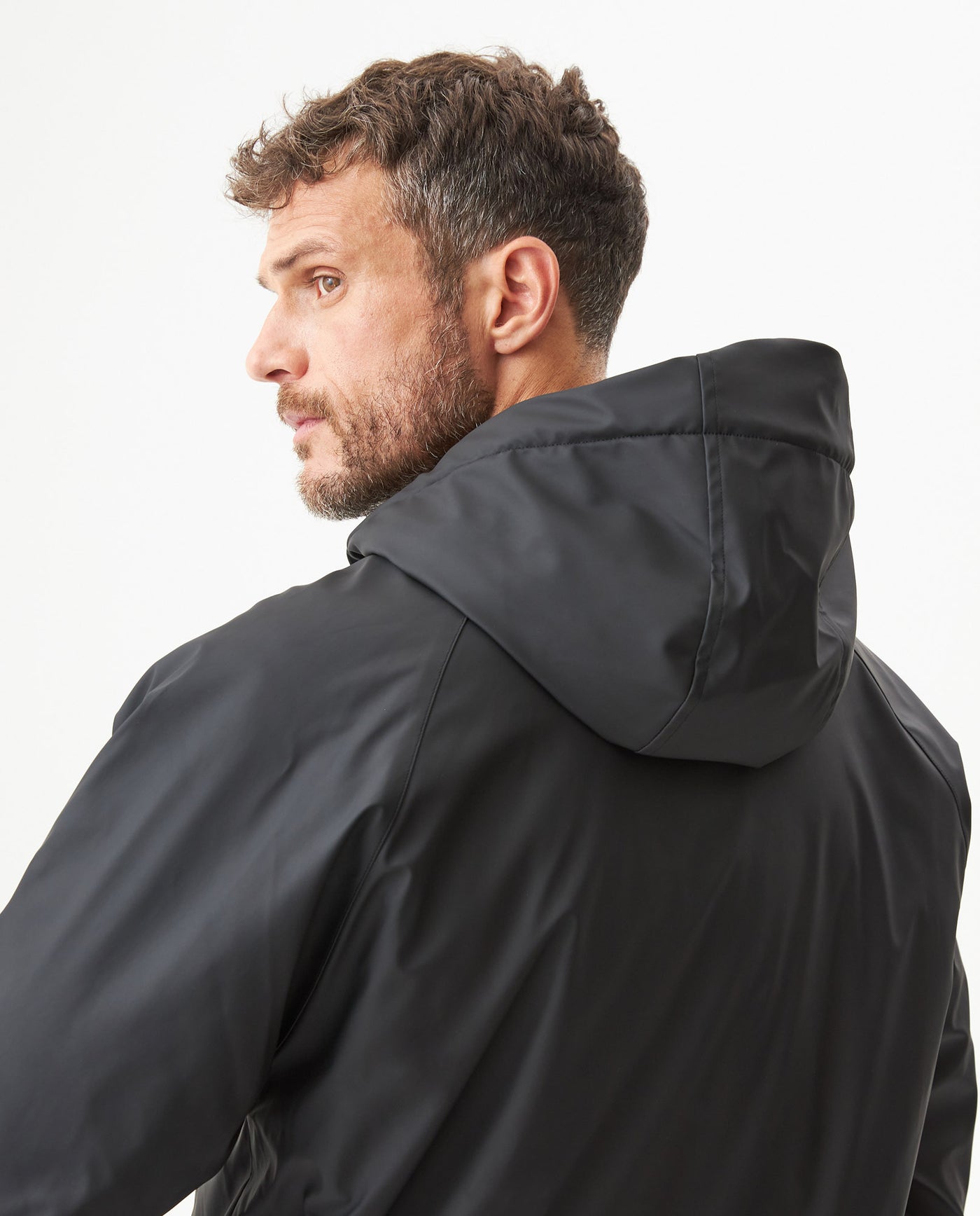 Men's Parka Jacket - Black 629G005 - 6