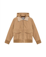 Men's Removable Hood Aviator Jacket in Polyester, Horizon 629G006 - 2
